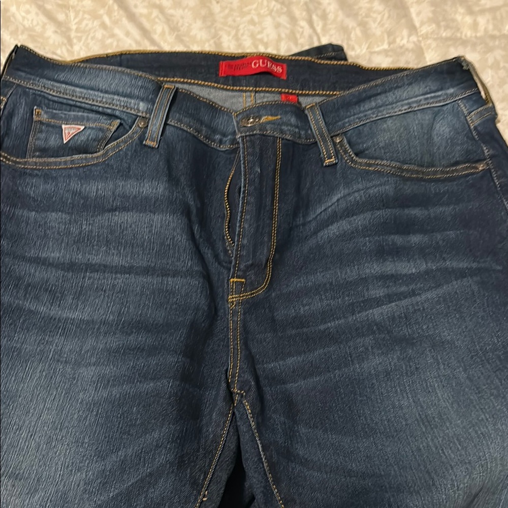 Guess Men's Deep Blue Relaxed Jeans